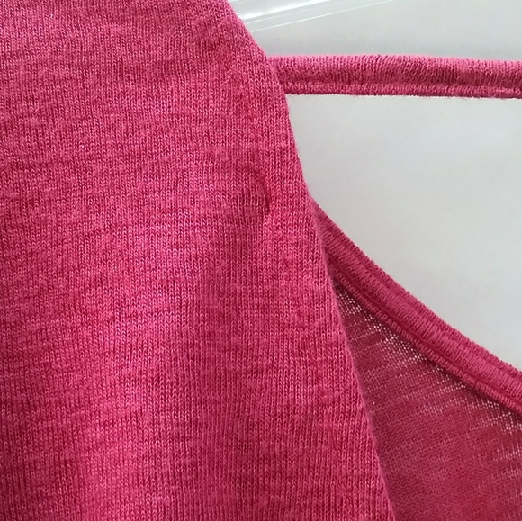 White House Black Market Pink Back-less Top XS - Picture 7 of 7